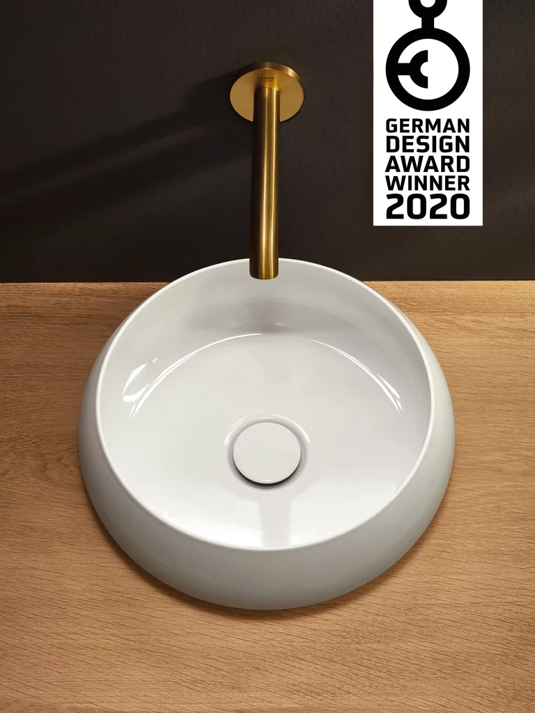 Lavabo da appoggio, premiato con il German Design Award