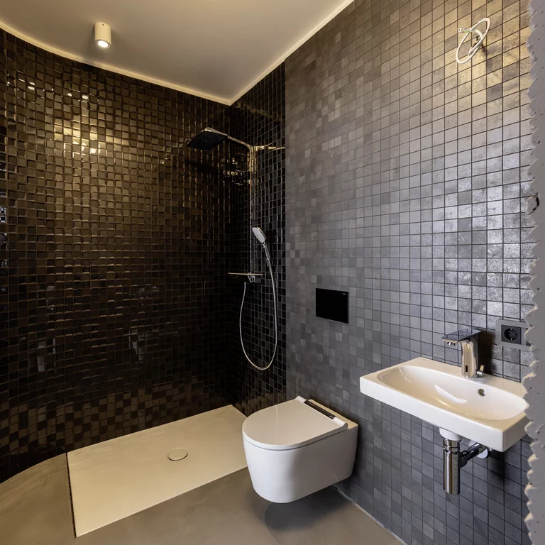 Die Badezimmer im 3D-Druckerhaus in Beckum beinhalten Bette Badewannen und Bette Duschwannen.