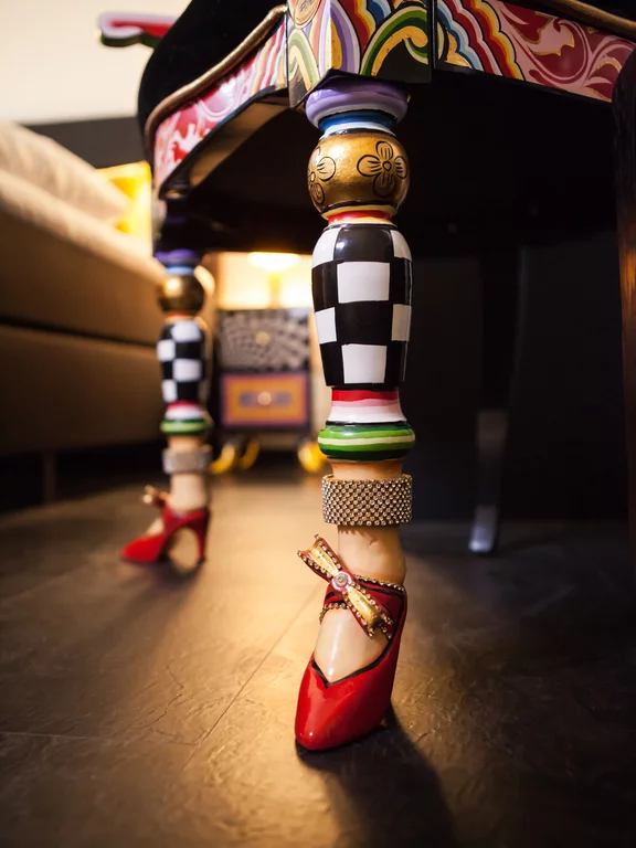 Het Boutique Hotel K7, Bad Nauheim, met een creatief interieur. Het Boutique Hotel K7 in Bad Nauheim verwent zijn gasten met een fantasierijk, creatief interieur.