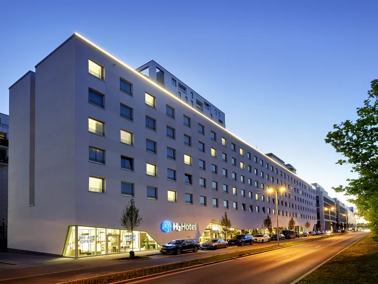 H2 Hotel in Düsseldorf City Vista exterior