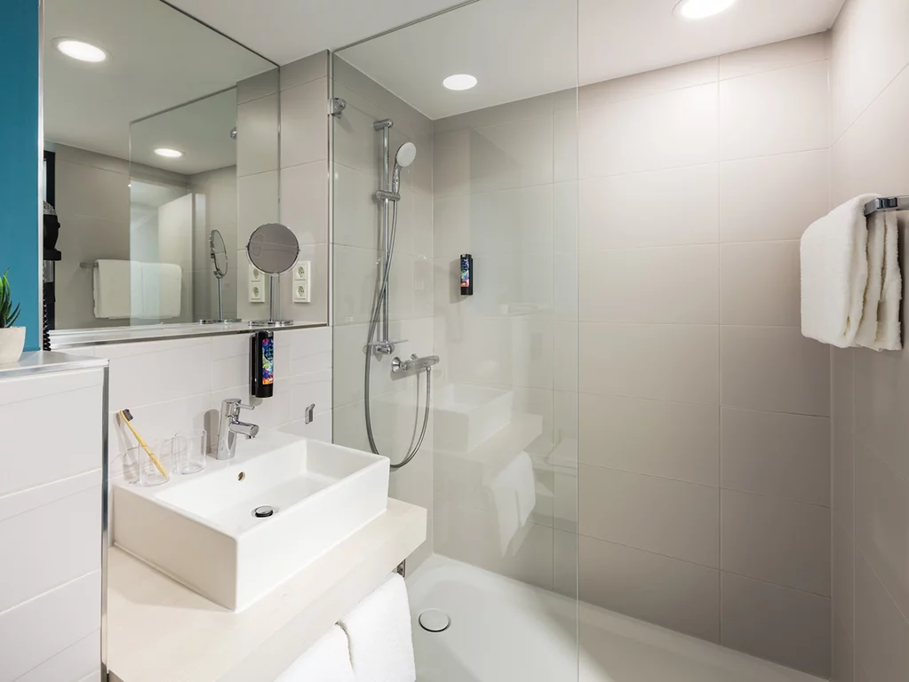 BetteUltra shower tray with anti-slip Pro at the Niu Seven Hotel, Düsseldorf