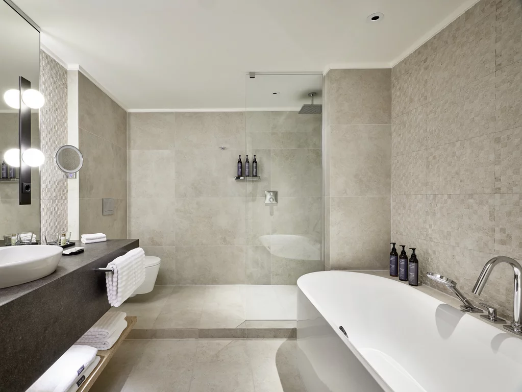 BetteLux Oval Silhouette bath at The Westin Grand hotel in Frankfurt  