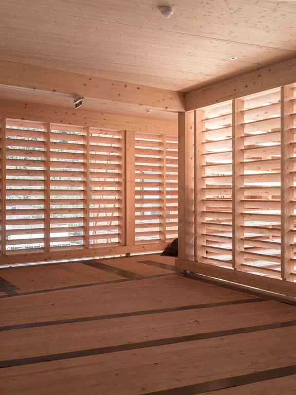 The Tirol Lodge in Ellmau, Austria. The Tirol Lodge in Ellmau, Austria, was built entirely of wood.