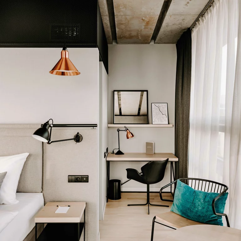 The Superior Room at the Vienna House Mokotow, Warsaw. The Superior Room at the Vienna House Mokotow, Warsaw, offers space to work in a stylish ambience.