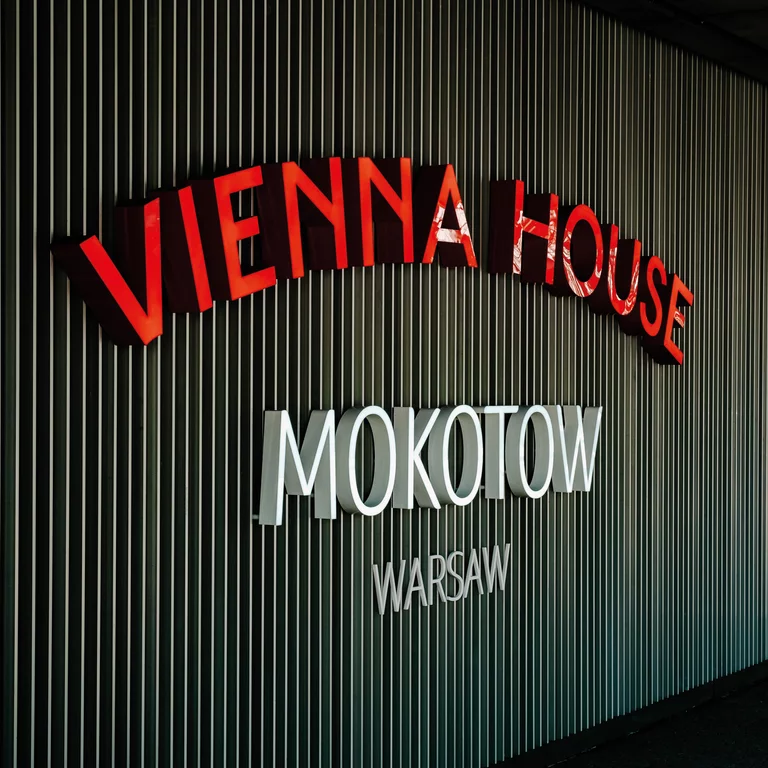 The Vienna House Mokotow in the busy office district of Warsaw, Poland.  The Vienna House Mokotow stands for work-life balance in the busy office district of Warsaw, Poland.