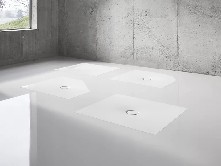 BetteFloor-BetteFloorSide-BetteFloor Caro-BetteFloor Corner Duschflächen in weiß 