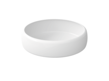 Wastafel, schuine bovenaanzicht, geen zichtbare afvoer, kleur Wit, glanzend, klassieke lichtwitte tint